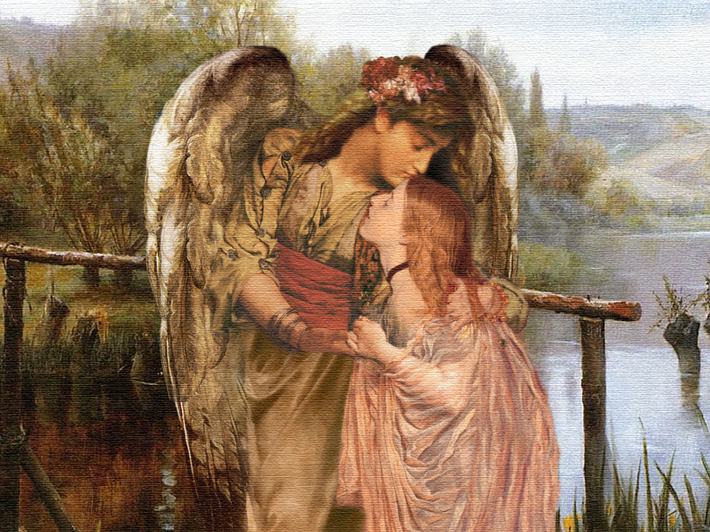 angel wallpaper. quot;Kissed by an Angelquot; 2008
