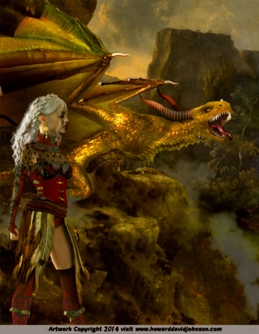 elven dragon trainer gold dragon wyvern picture