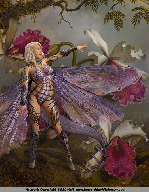 flower fairt painting art faerie beautiful