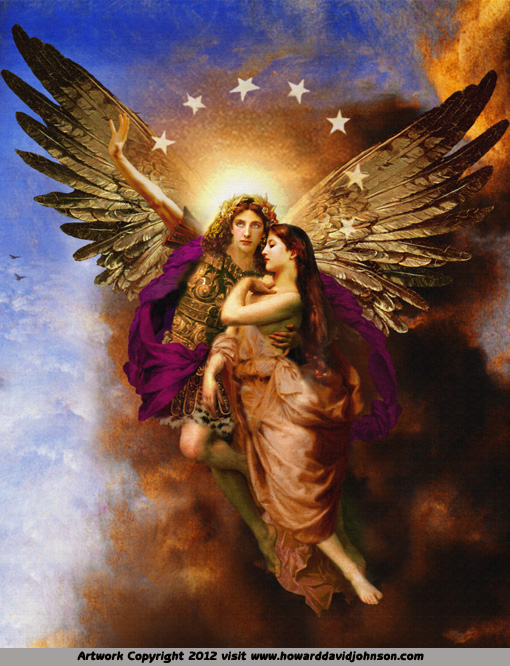 angel angelic painitng soul spirit heaven gurdian 