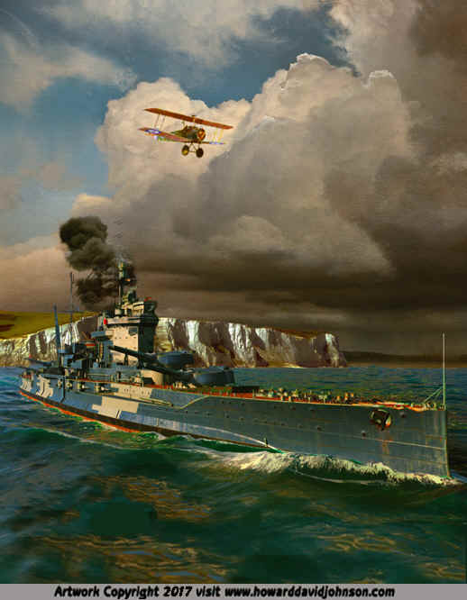 Imperial British Iron duke class Battleship 