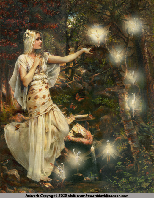 fairy painting dancing hallow