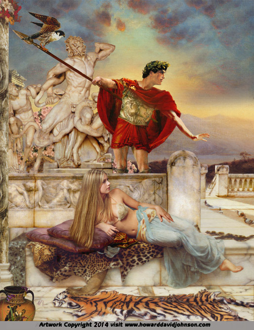 helen paris iliad Greek mythology Roman painting neo classical art