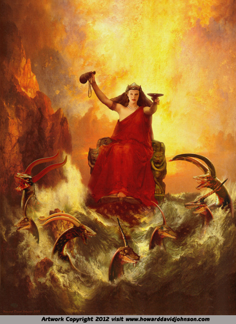 bible art biblical paintings the dragon the beast 