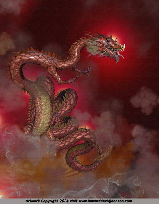 The history of dragons in Chinese art