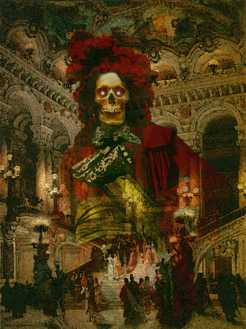 fanasy art france phantom opera ghost horror