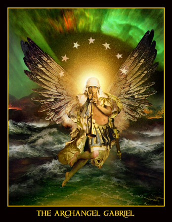 archangel gabriel angel art painting 