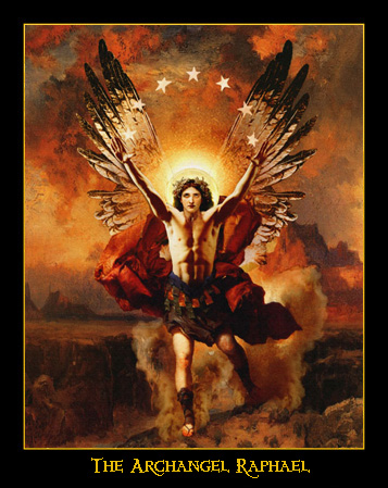 archangel Raphael fine art biblical angel 