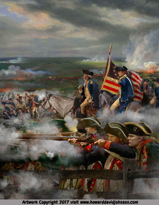 Washington at the Battle of Saratoga