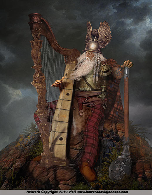 Celtic Art: Celtic Mythology; The Realistic Celtic Art work and  illustrations of Celtic myth & legend by Howard David Johnson