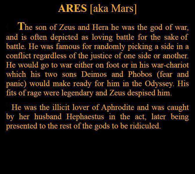 Ares, the Greek God of War, Facts, Symbol & Mythology - Video & Lesson  Transcript