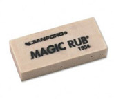 Using A Sanford Magic Rub Eraser To Clean Record Album Covers.